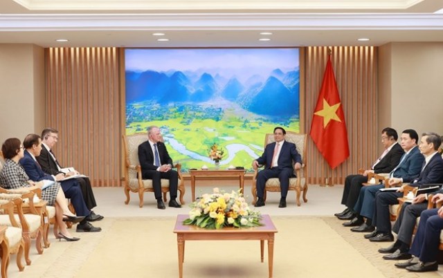 Thủ tướng Phạm Minh Chính tiếp ông Brendan Nelson, Phó Chủ tịch cấp cao Boeing, kiêm Chủ tịch Boeing toàn cầu.